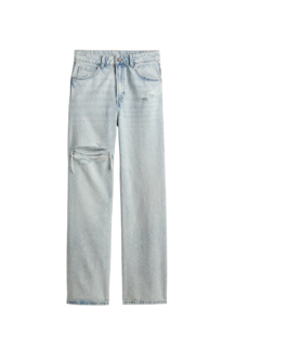 Light Blue Wide Leg Jeans