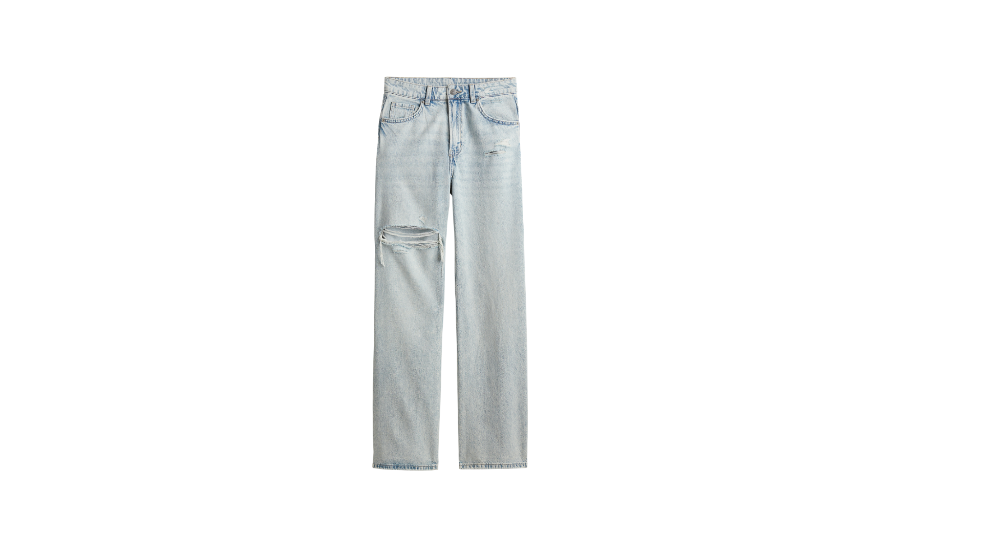 Light Blue Wide Leg Jeans